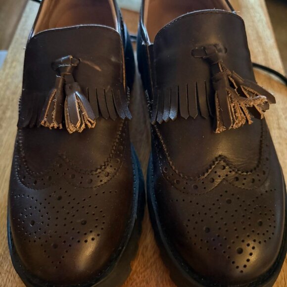 Beau Today Women’s Leather Tassel Loafers - Picture 1 of 2
